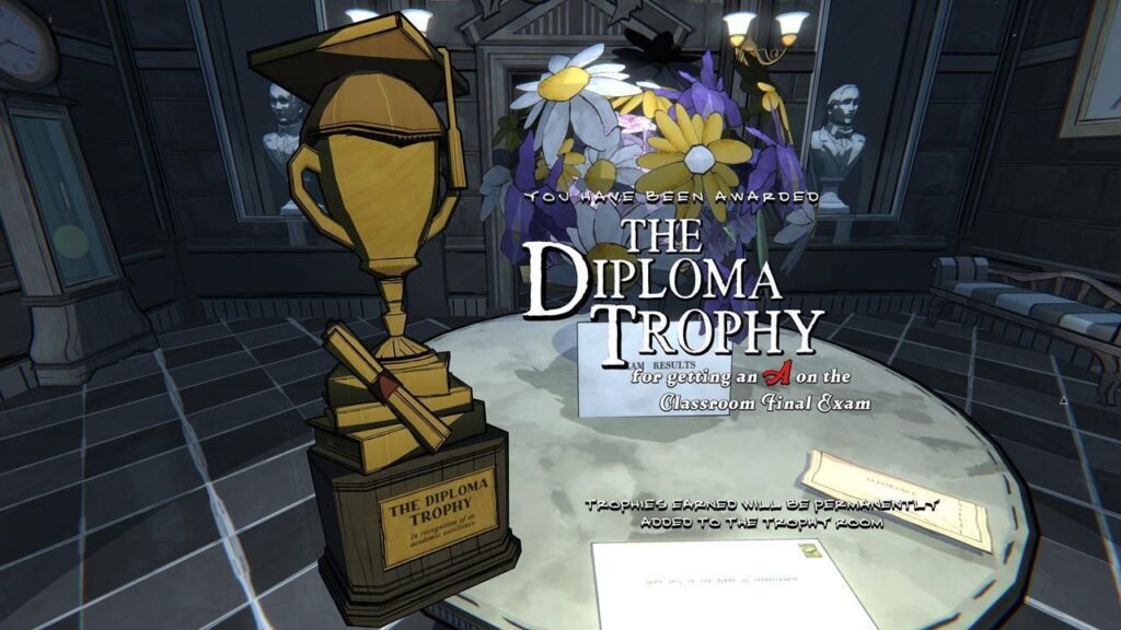 troféu diploma