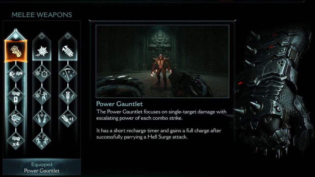 manopla de poder doom
