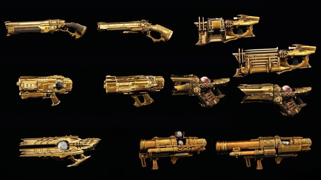 melhorar armas doom the dark ages